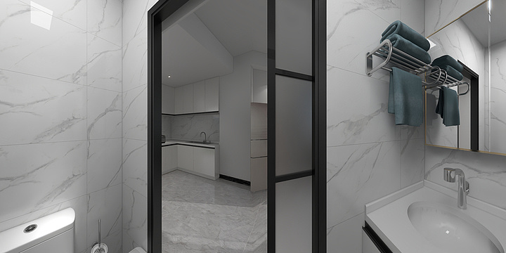 A-室内设计~-书香华府801-装修设计方案