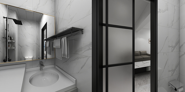 A-室内设计~-书香华府803-装修设计方案