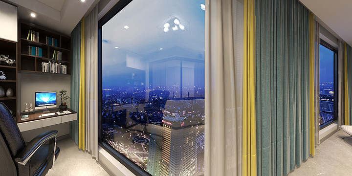 太一空间设计陈乐兮-现代黑白灰-装修设计方案