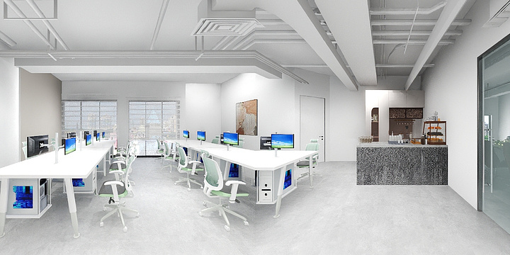 Flower设计-办公室.dwg-副本-装修设计方案