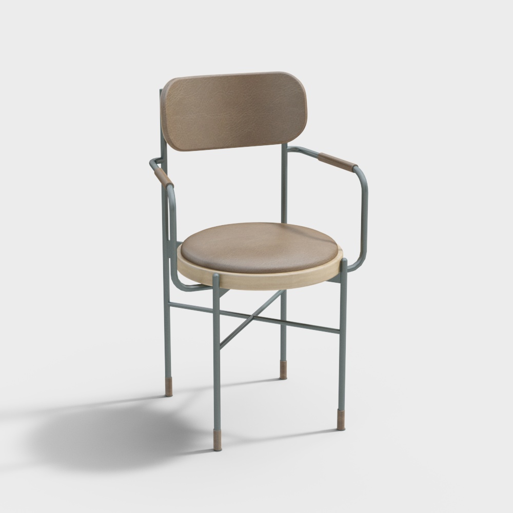  康睦ALTO-缇尔娜Tierra Arm Chair- 缇尔娜扶手餐椅3D模型