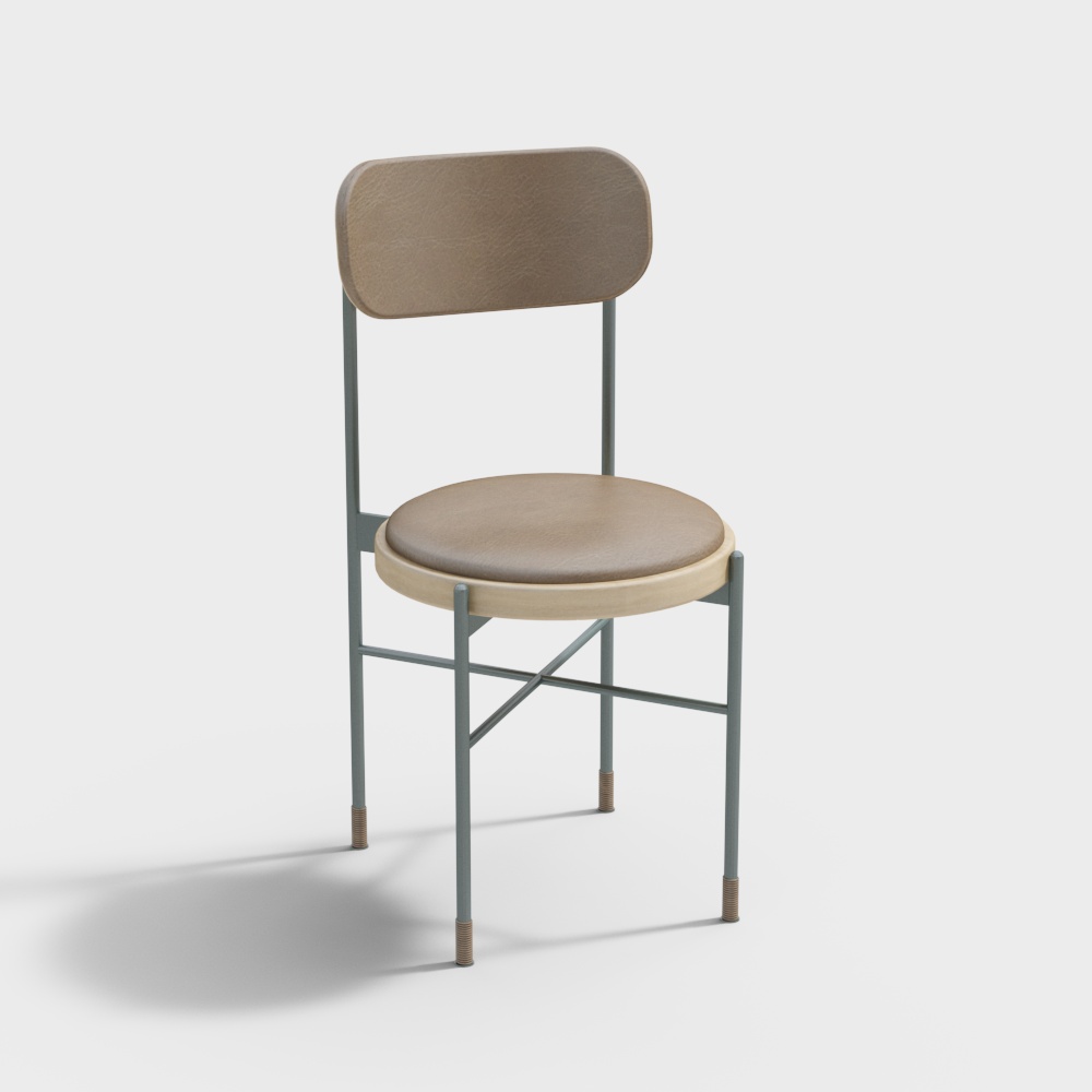 康睦ALTO-缇尔娜Tierra Side Chair- 缇尔娜无扶手餐椅3D模型