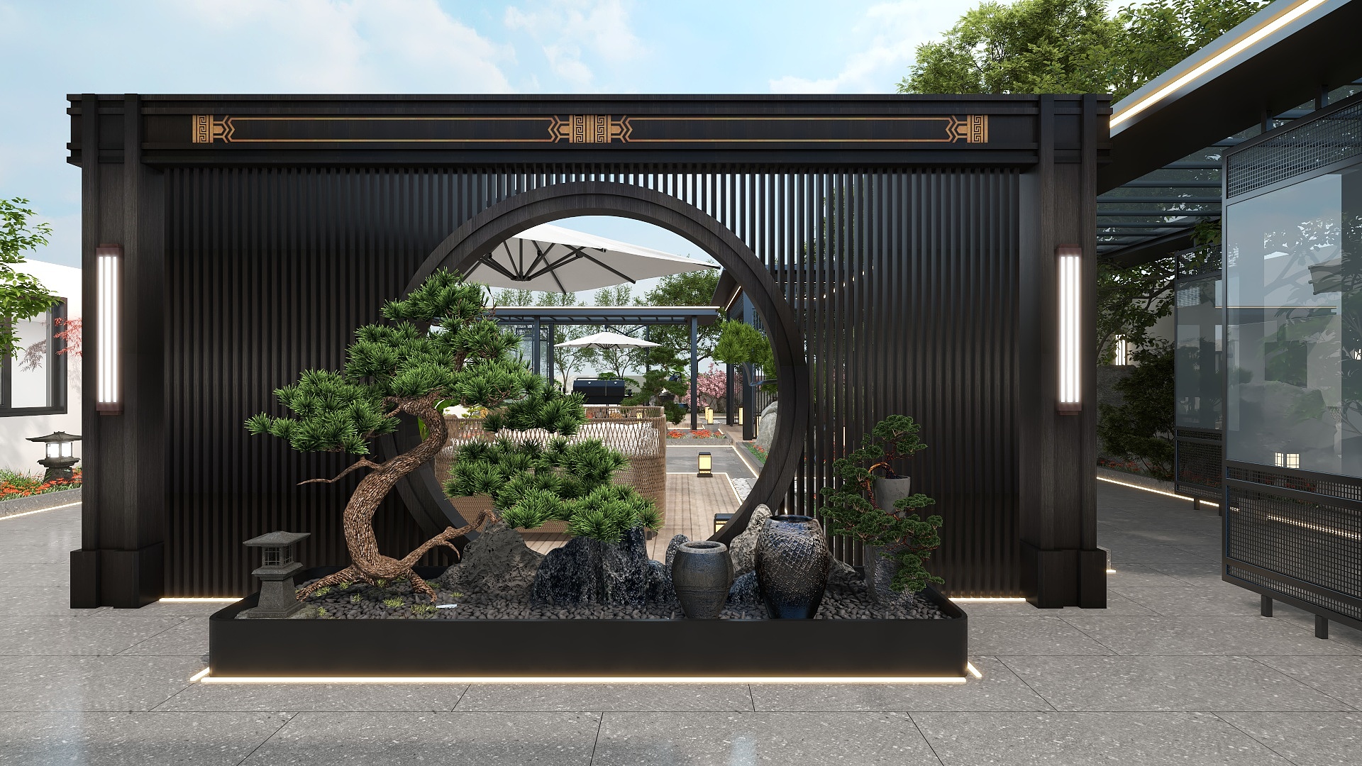 空间设计_dp-庭院-装修设计方案