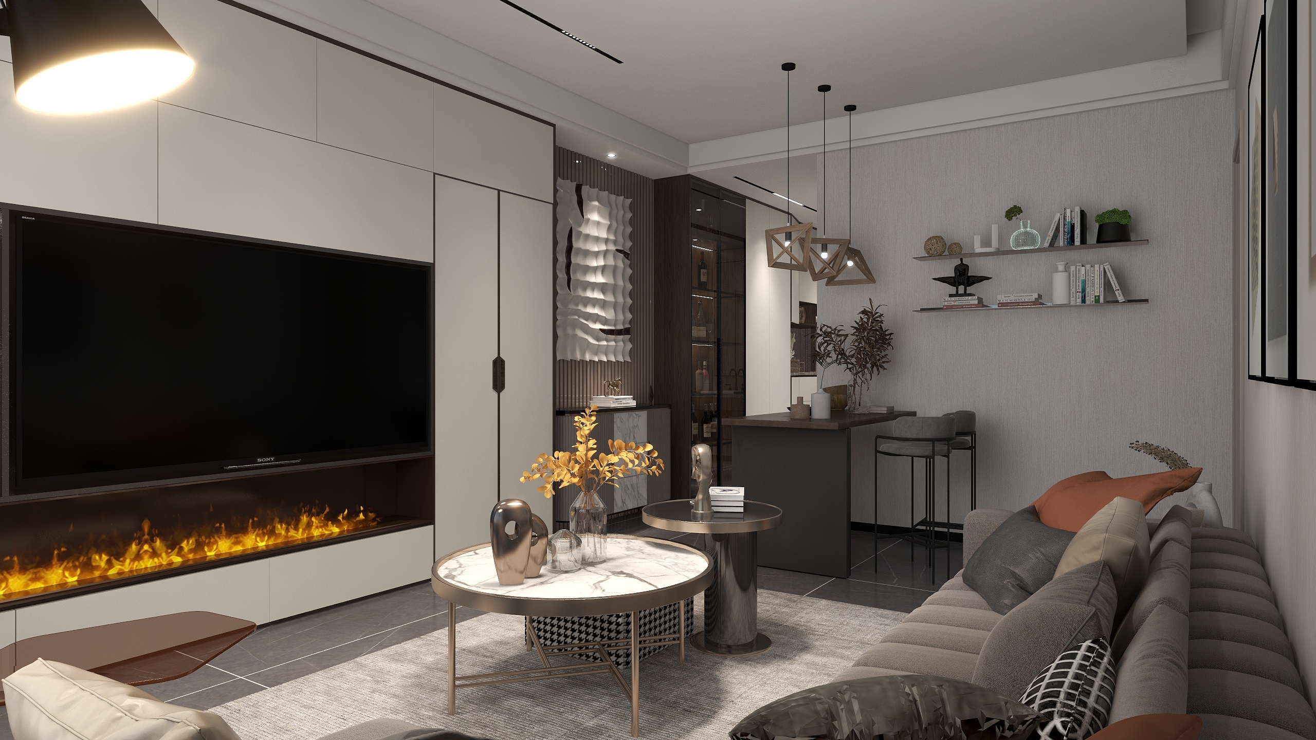 南巷有马-苹果小镇15-1-1501-装修设计方案