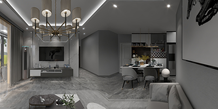 美居装饰史小龙-NO.2幸福里2-1-1801方案2-装修设计方案