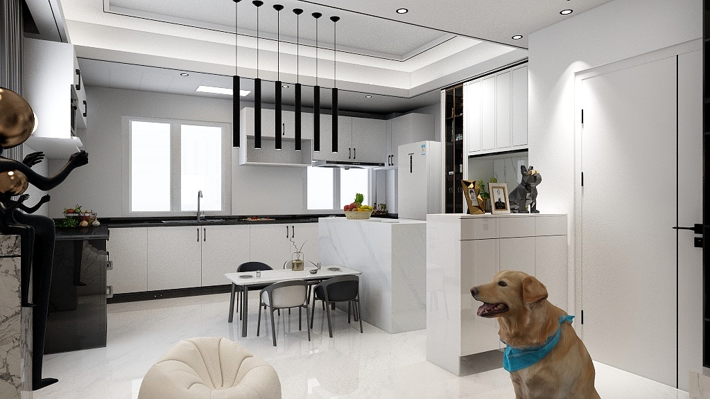 聃鼎-瑞和园89.50㎡B户型3室2厅1卫-装修设计方案