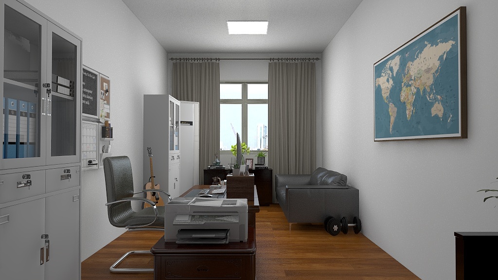 梦星海6-办公室空间设计-装修设计方案