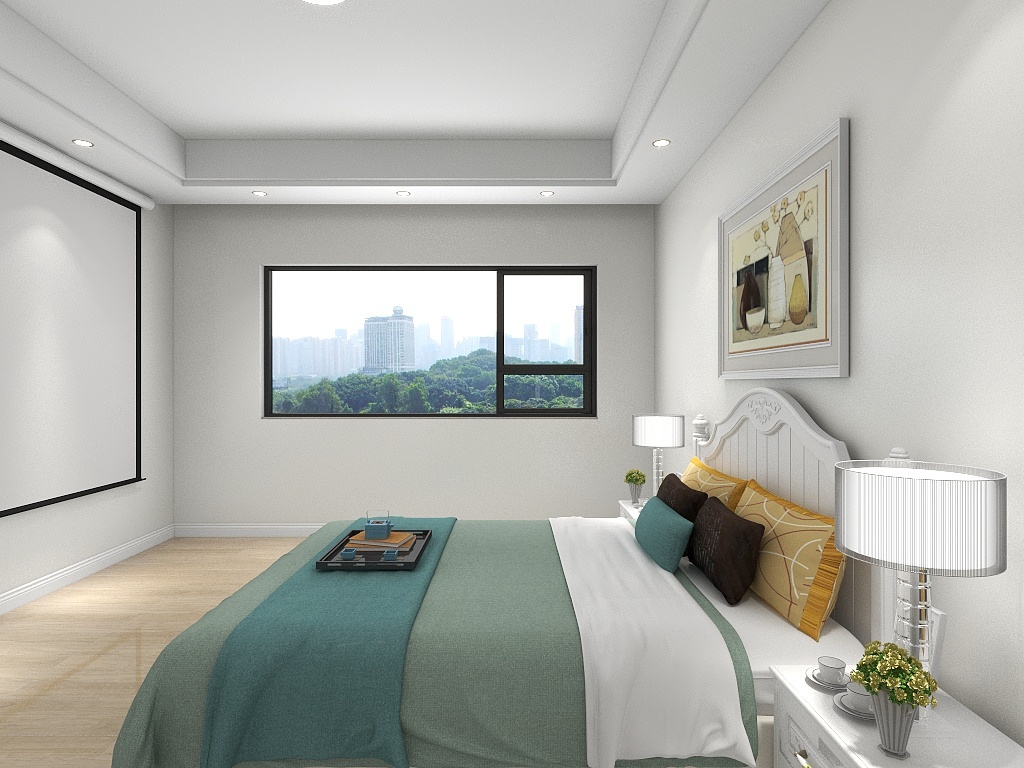 小不明白-现代美式-全屋定制考核户型-装修设计方案