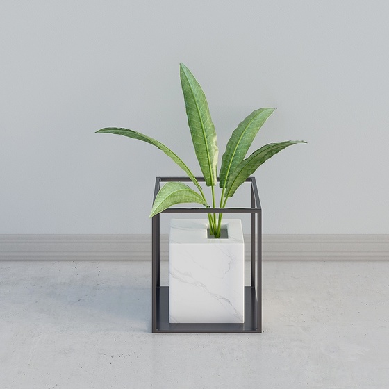 Modern Plant Stands,green