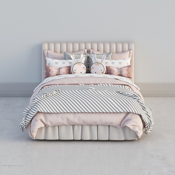 Contemporary Kid's Beds,pink