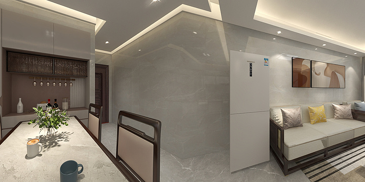 深圳市仰望设计有限公司-金色家园-装修设计方案