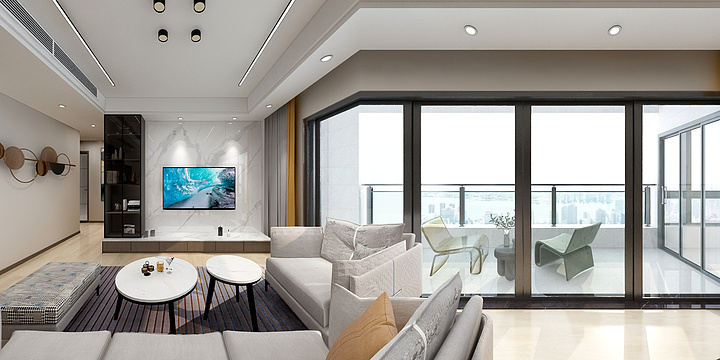 设计师唐洪伟-南樾府汤先生雅居-装修设计方案