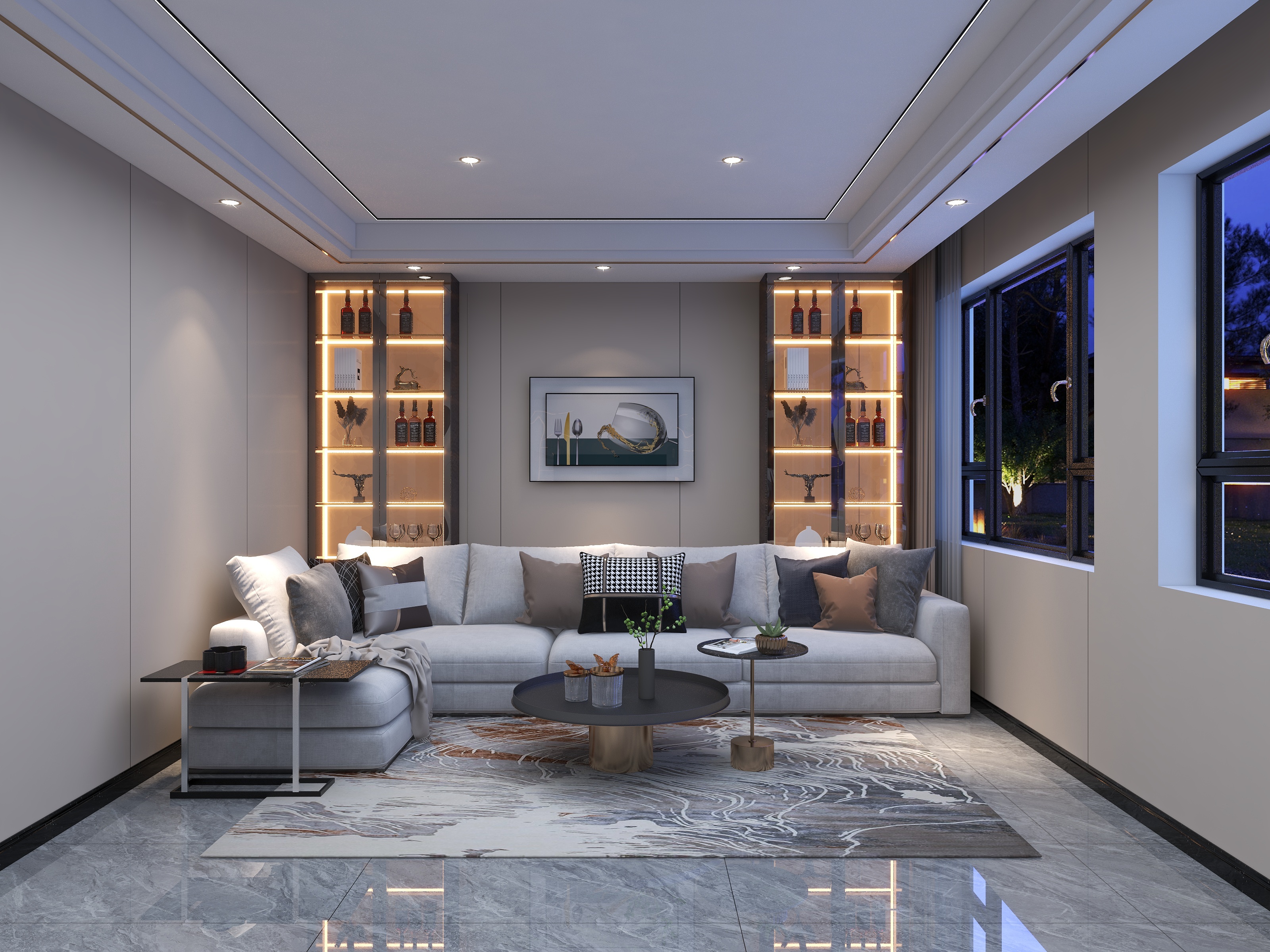 wech-现代别墅-装修设计方案