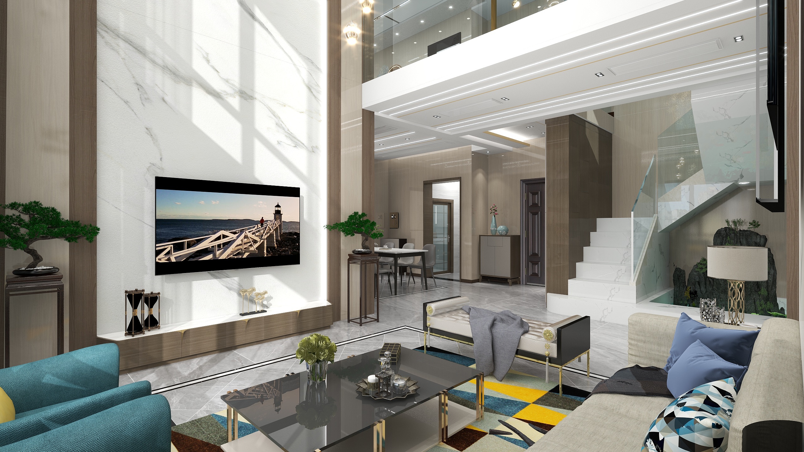 恒海装饰-杭州 万山华府装修效果图