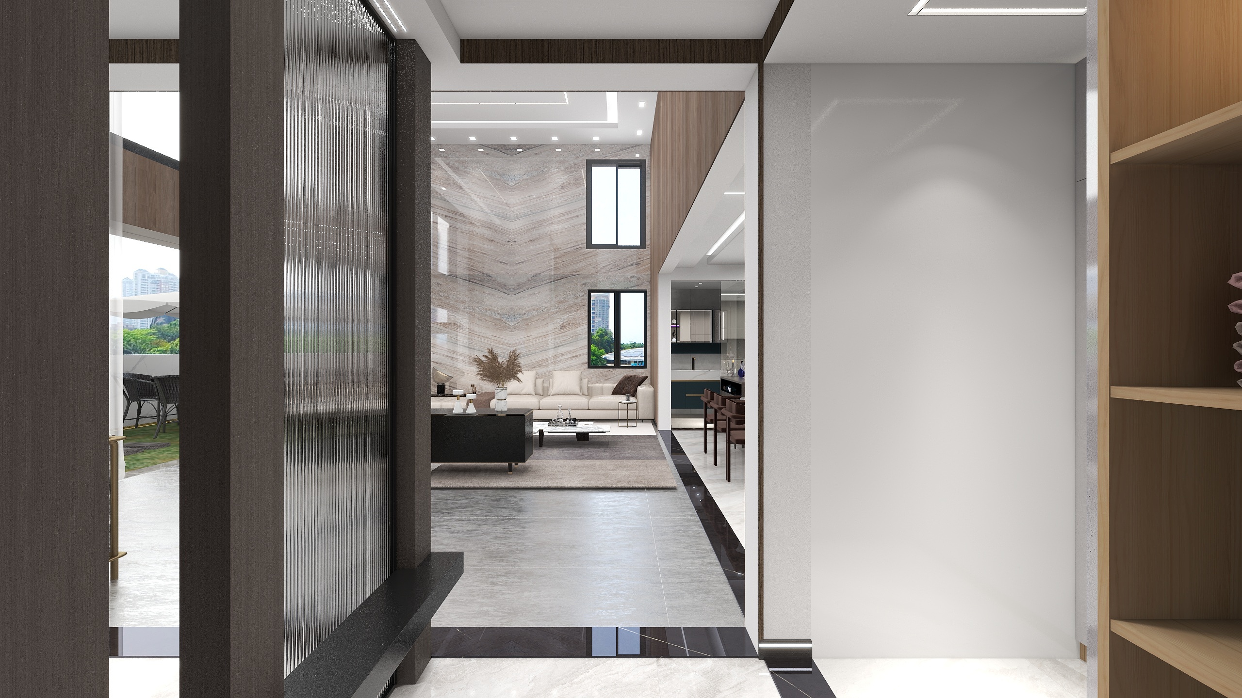 唐山设计师岳镇岭-金科春熹湖上175平米跃层--岿然装修效果图