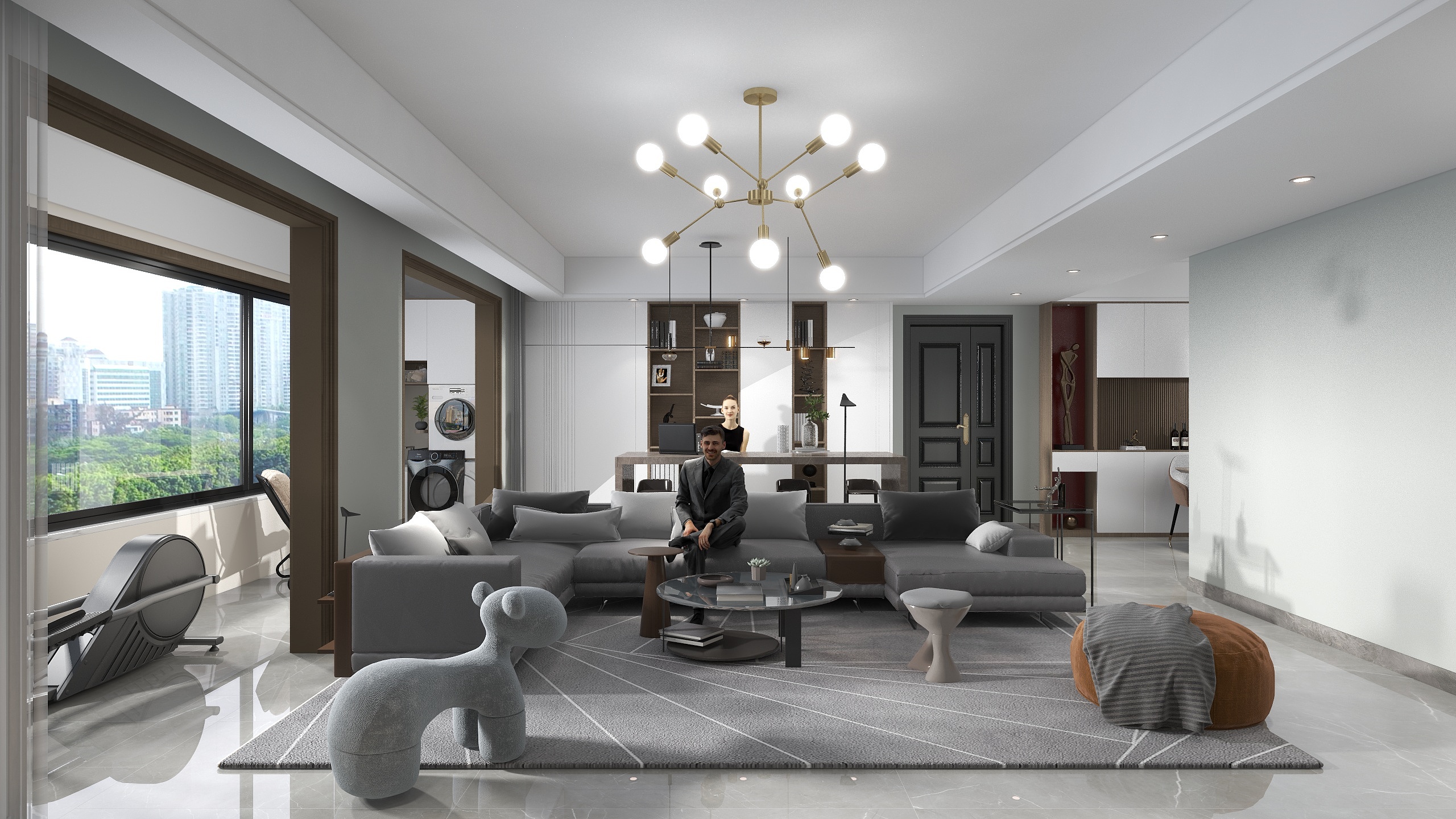 敦普空间设计-都会1907花园29#603-装修设计方案