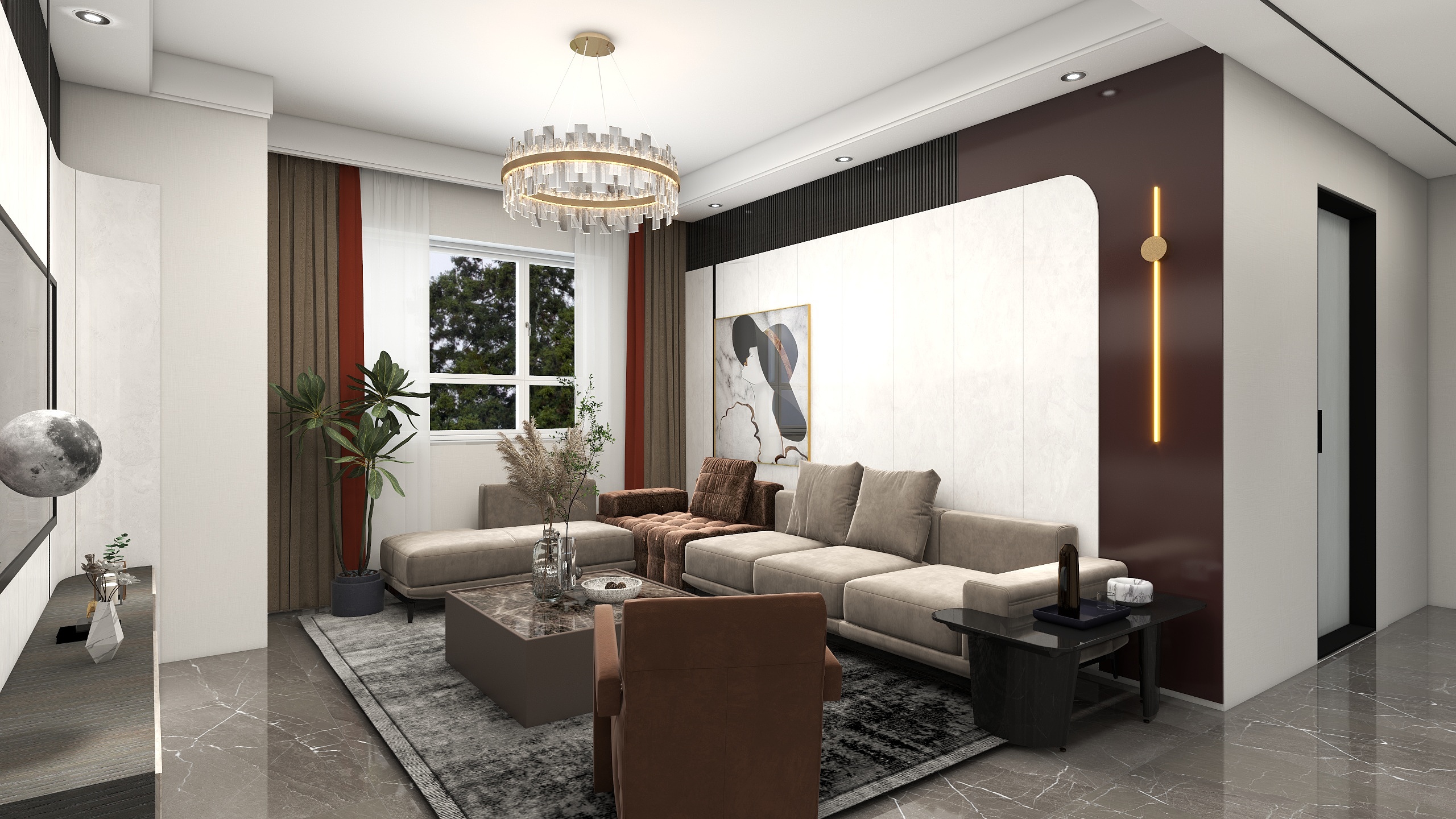 一只有梦想的设计狮-东金一号--140m²-装修设计方案