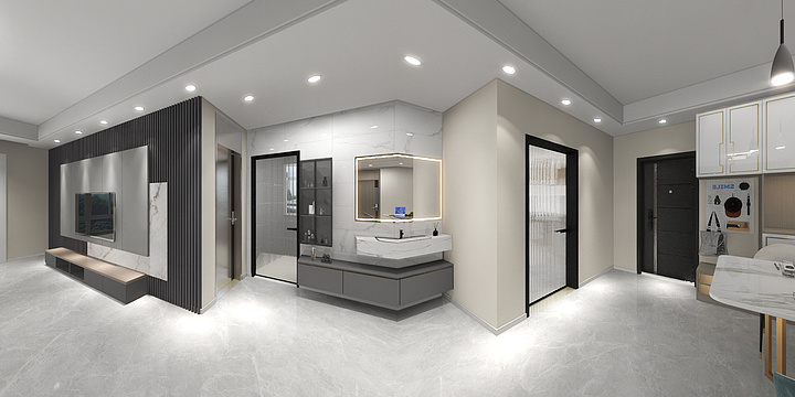 武汉克米装饰-东城国际10栋2-1202-装修设计方案