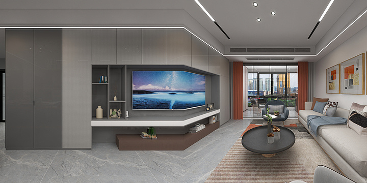 辰朗设计-昕晖璟尚28-2-5-1吴卫-装修设计方案