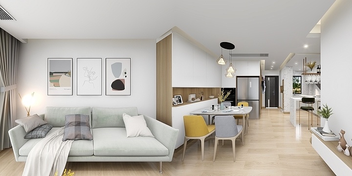 ArvinChen陈-海德公园83㎡3室-装修设计方案