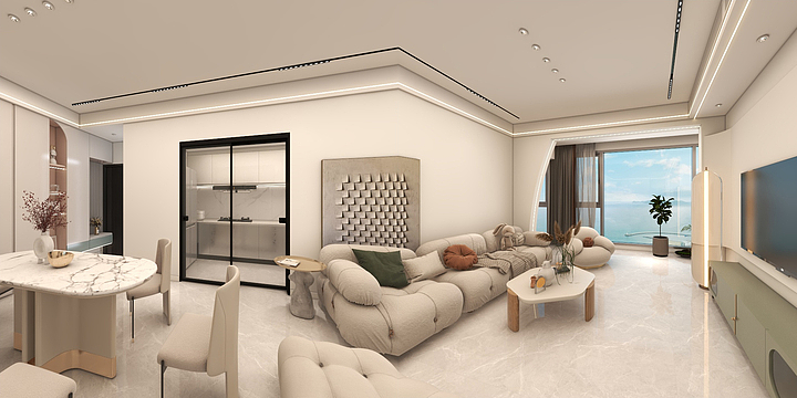 熊朦胧-华冠城-装修设计方案