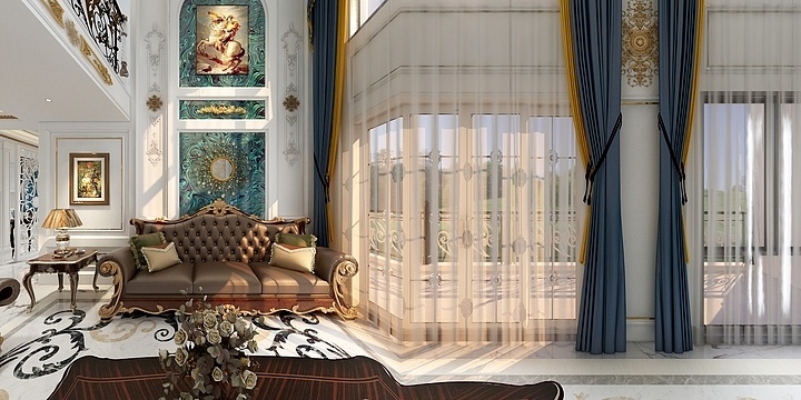 设计师~辰辰-三层别墅简欧-装修设计方案