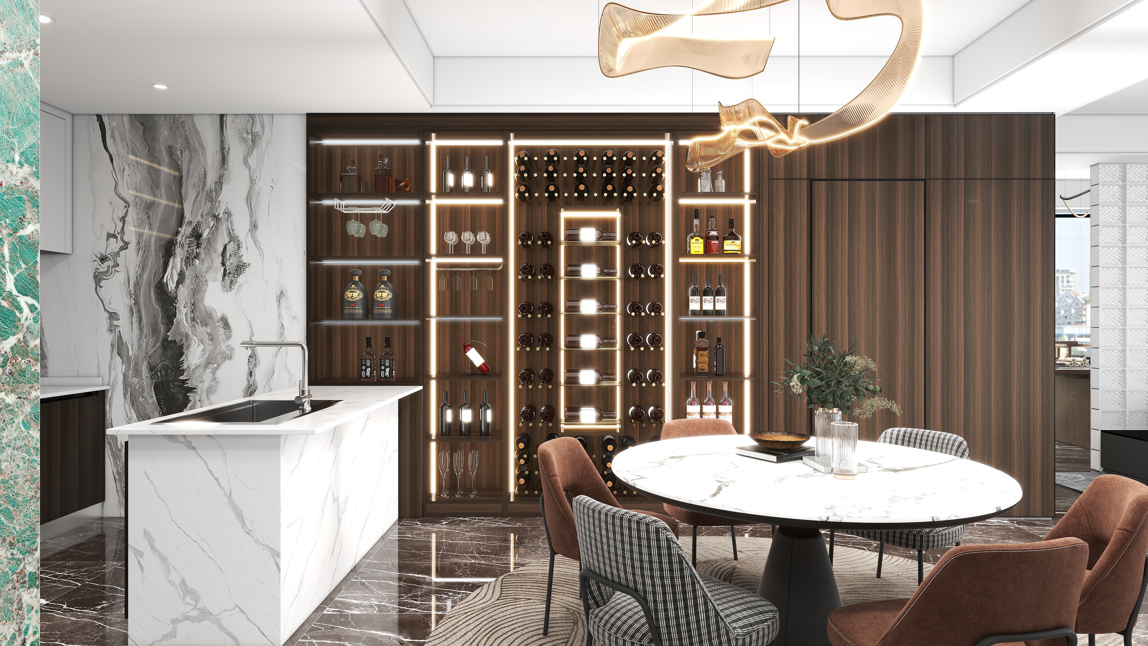 盘县诗尼曼彭文杰-新汇天悦dwg-装修设计方案