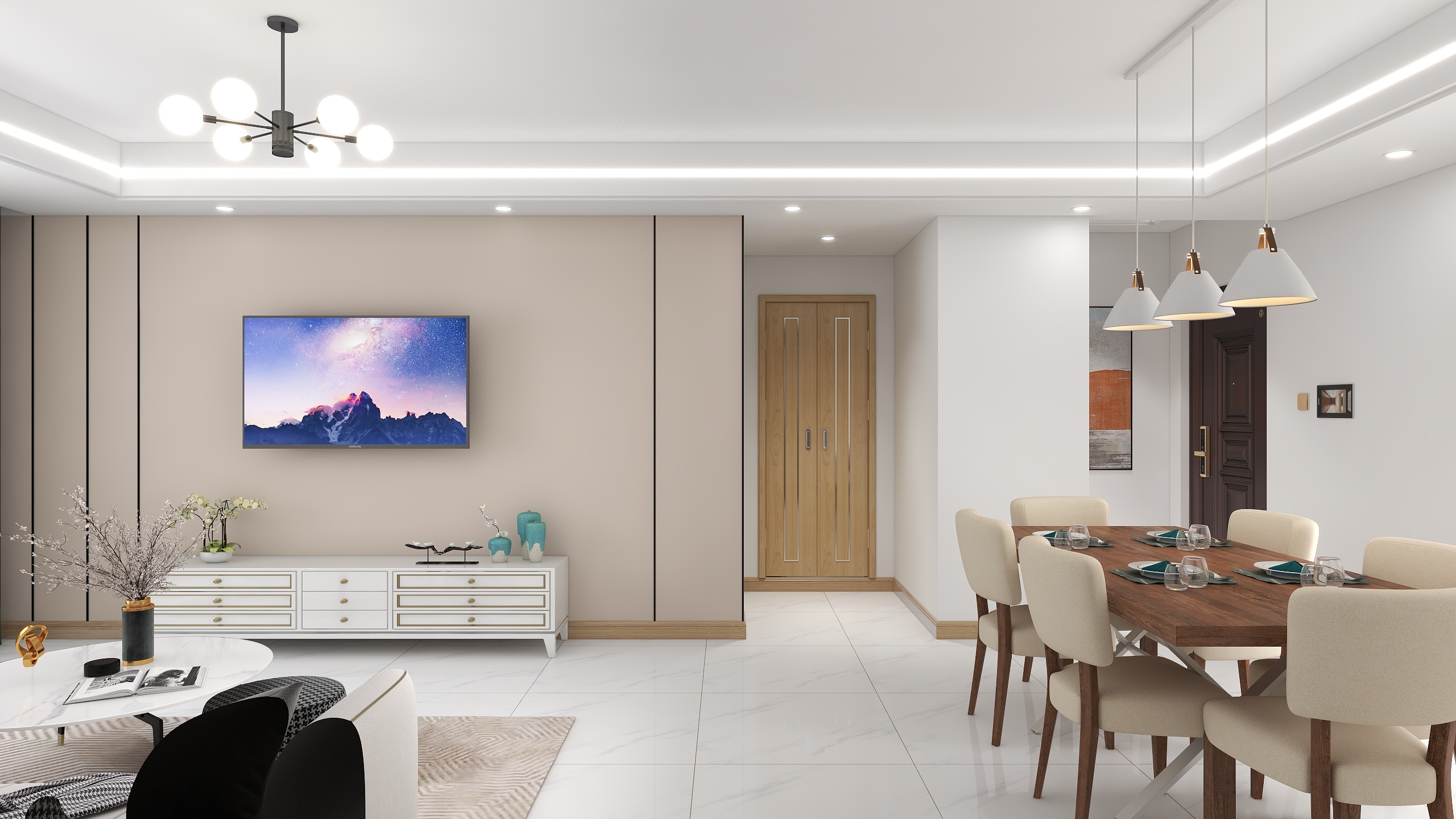 ZLDCD-北欧奶油风93-95-装修设计方案