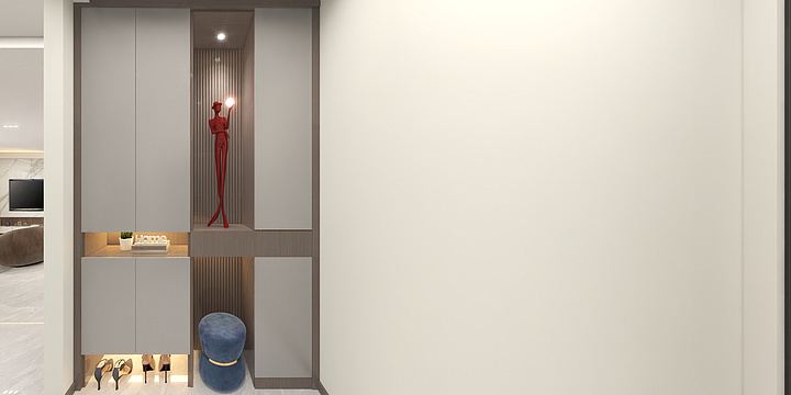 一米阳光Cvxr-新悦城A1-1602-装修设计方案