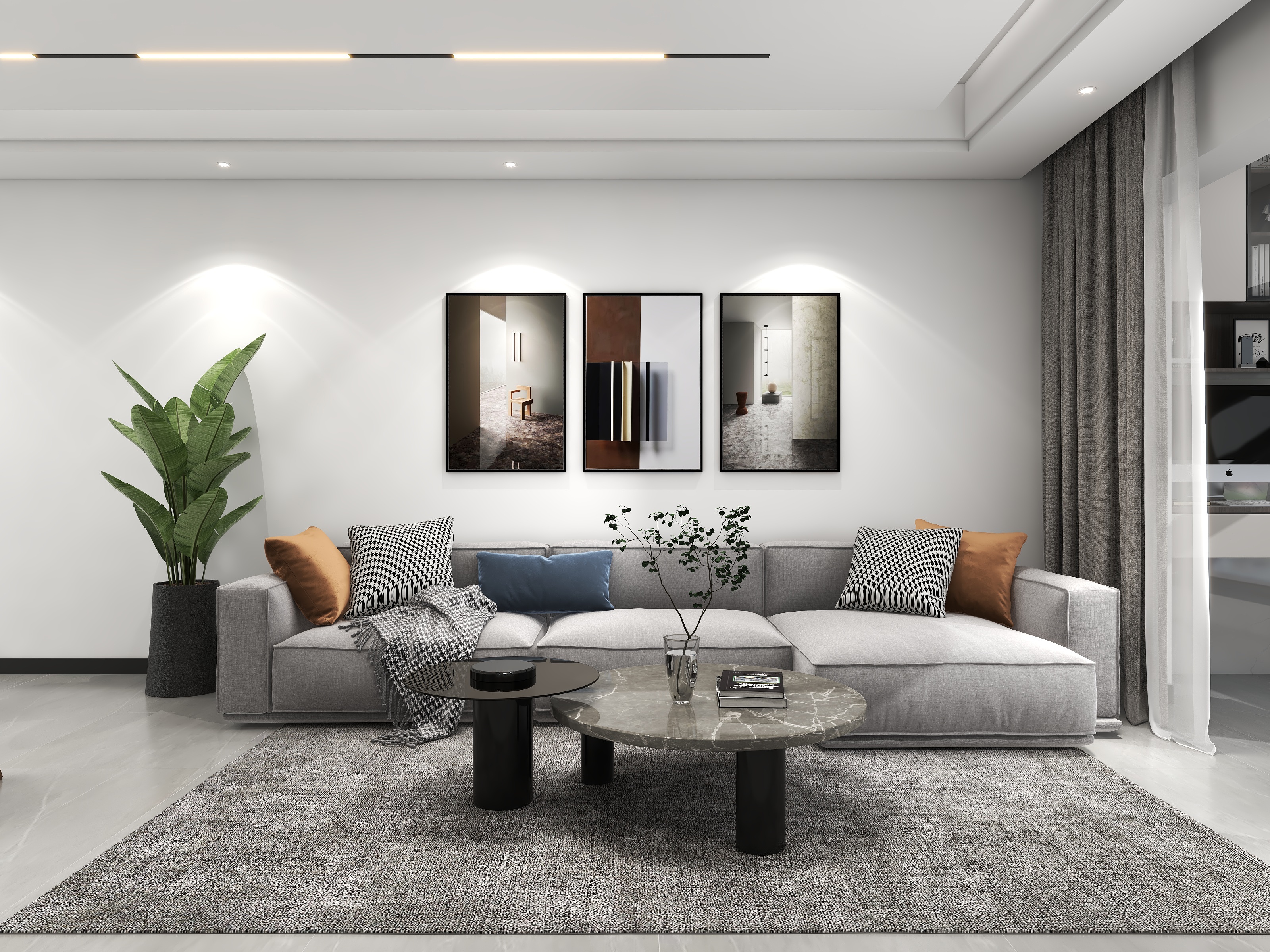 孙久一-现代风港悦府-装修设计方案