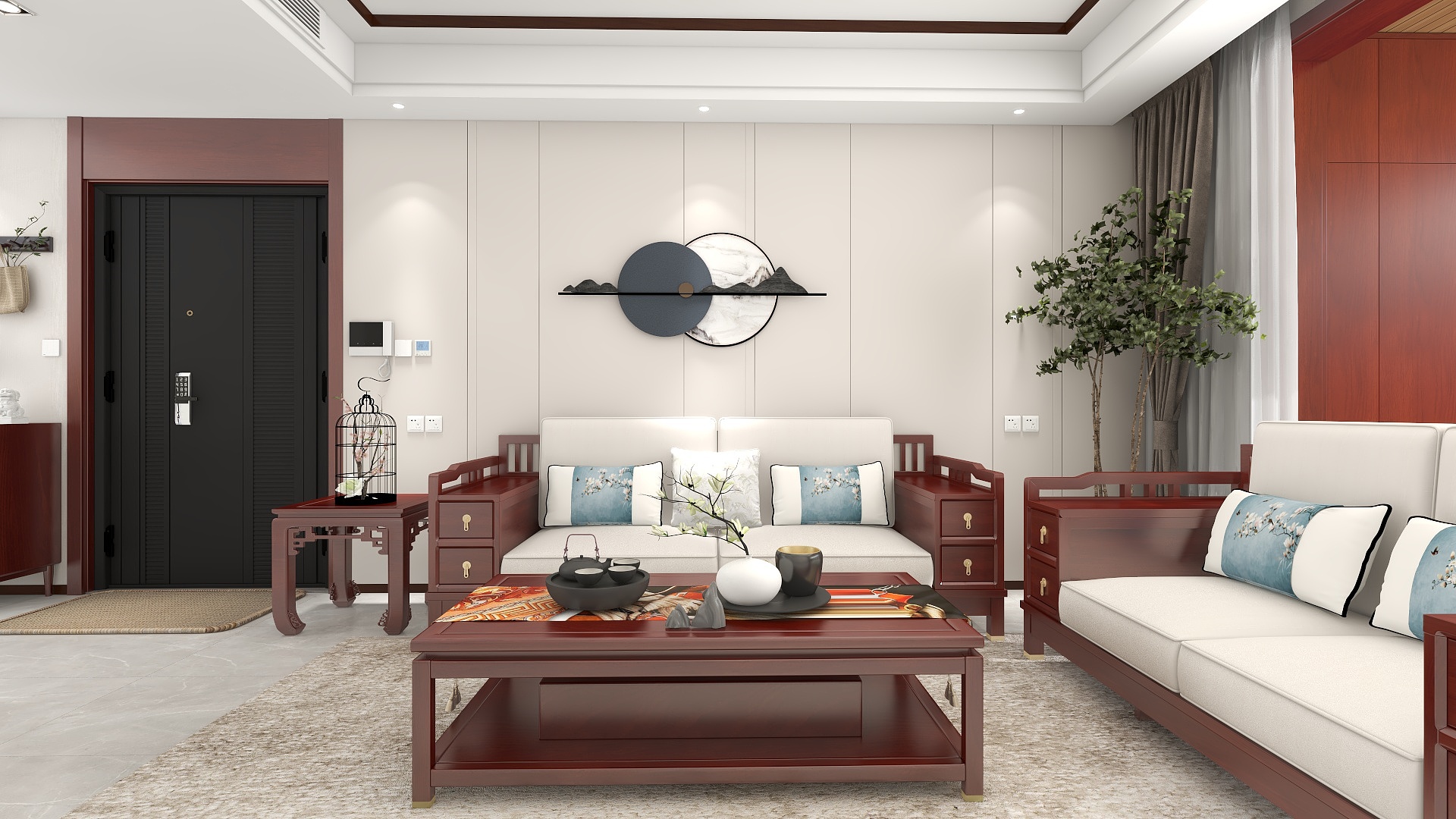 青烎-120㎡-中式改版方案-装修设计方案