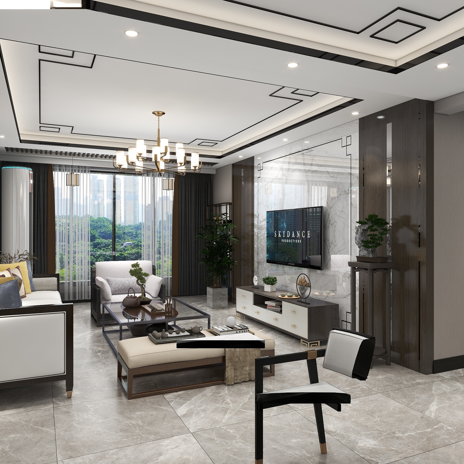 ycy75135210--杨工-海上名门新中式装修效果图