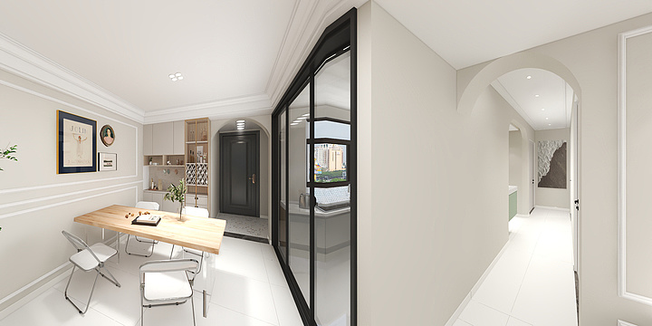 吴遥设计师-东方君开97-02-装修设计方案