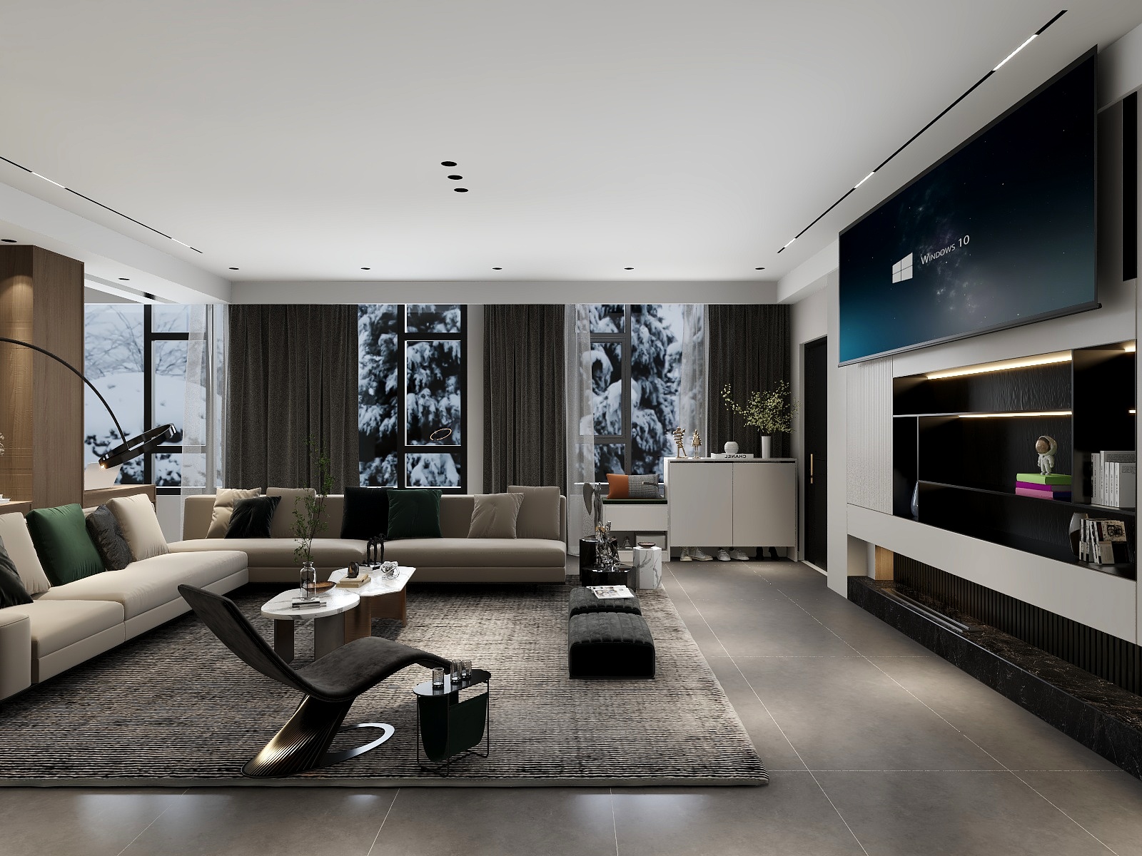 张文龙PVqz-云谷-意式轻奢装修效果图