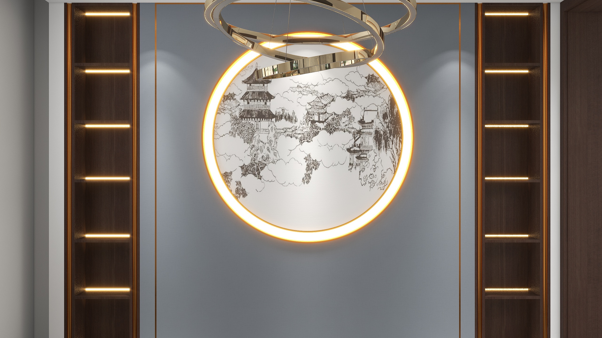 全案设计小罗-龙城壹号别墅-装修设计方案