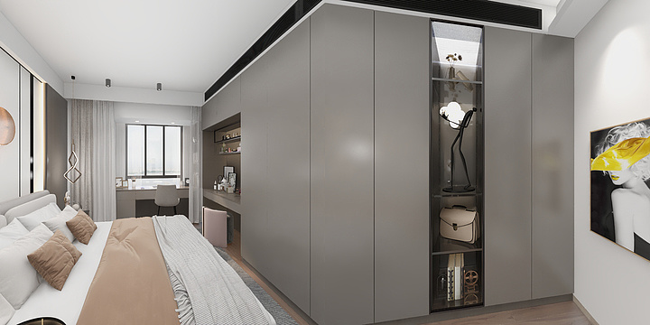 繁森空间设计吴泽森-⑦中信•凯旋城 四期 林总 118㎡（现代极简）-装修设计方案