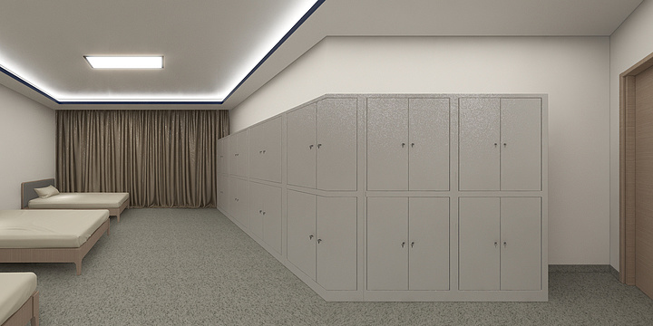 喵柚薄荷-更衣室-装修设计方案