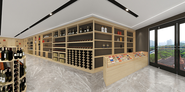 王骄傲-石家庄-烟酒门市-装修设计方案