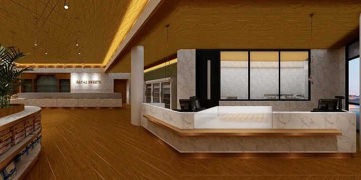 Arif的装修设计方案:Retail Interior Design in karachi, Pakistan