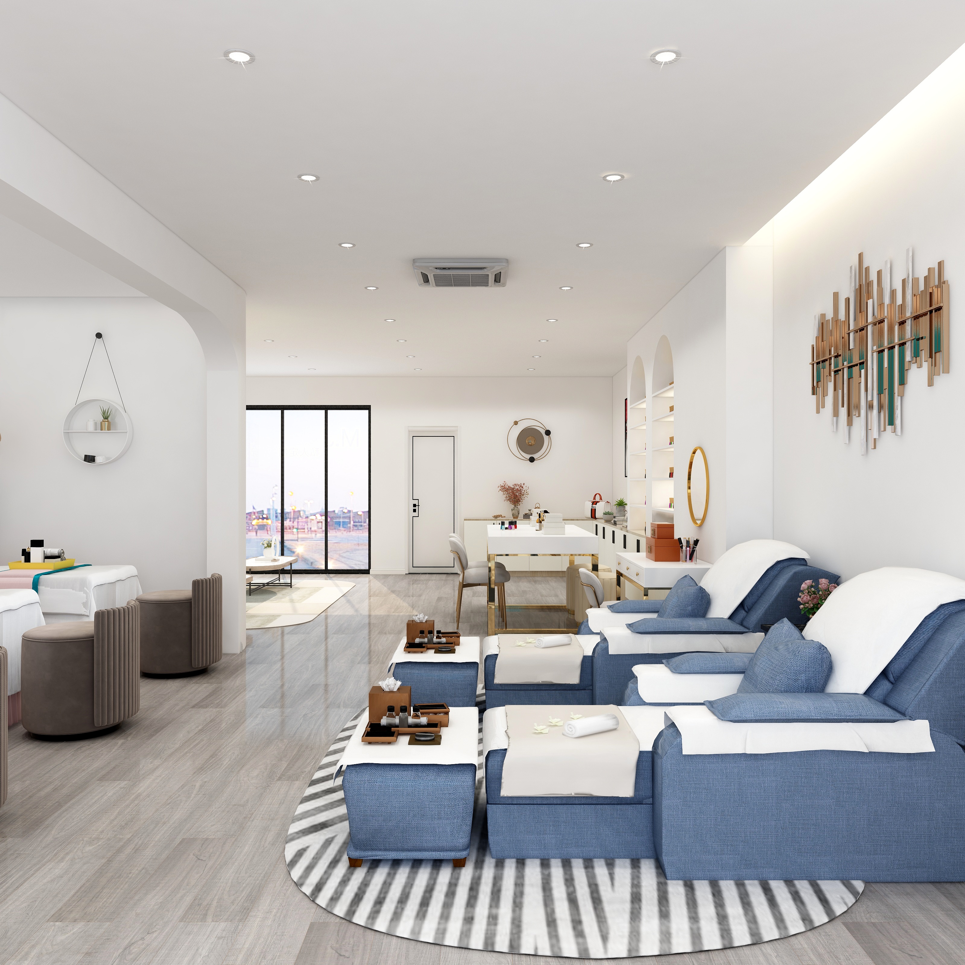 无忧设计13956865161-美甲店-装修设计方案