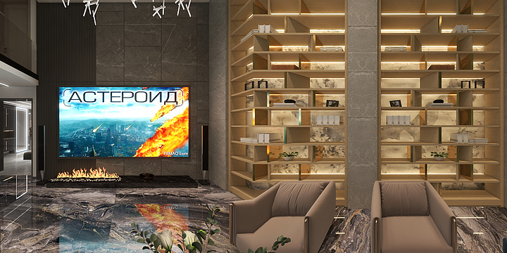 随心所饰蓝余有-龙光合院-装修设计方案