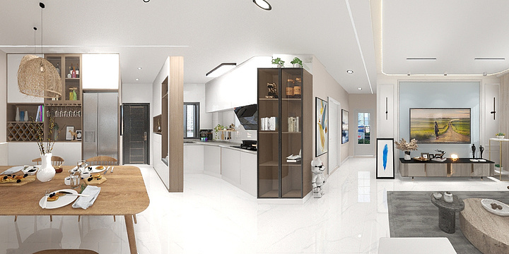 哲宇家装设计-硬装专业等级考核户型-副本-装修设计方案