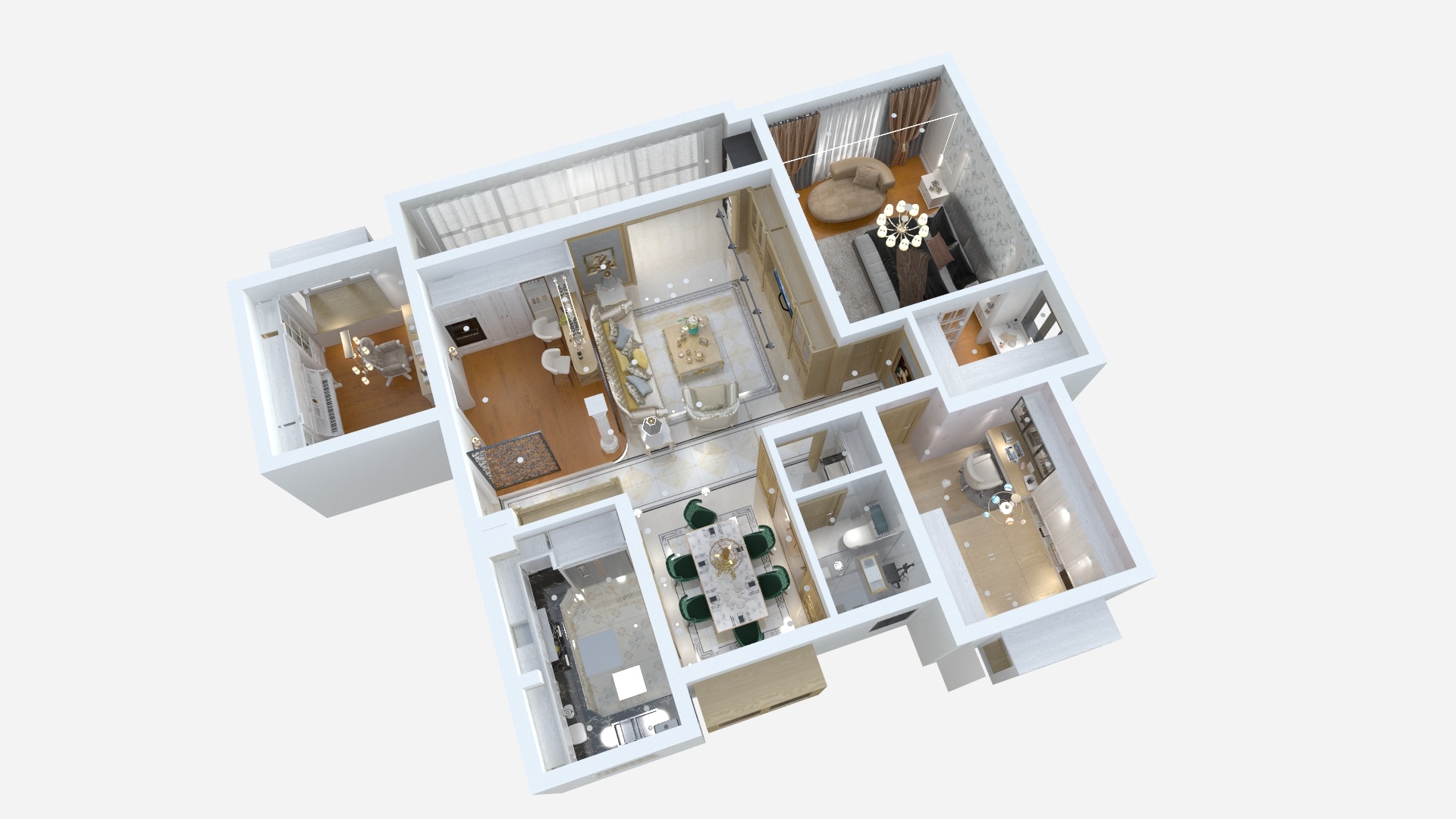 七里香aLbU-考核户型-装修设计方案