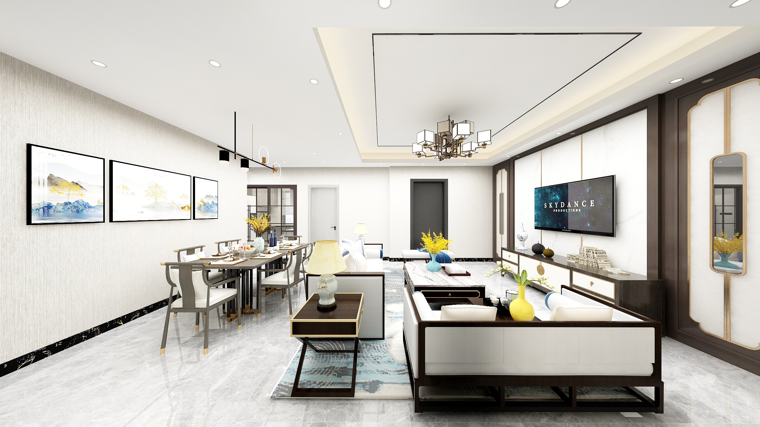 繁星z-新中式装修效果图