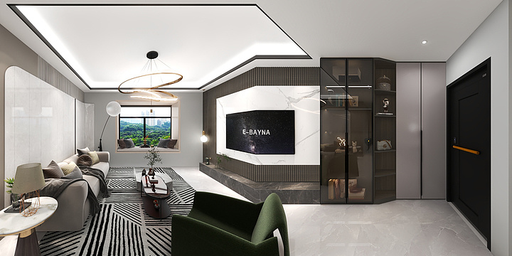 尺间工作室-领馆区1号-装修设计方案