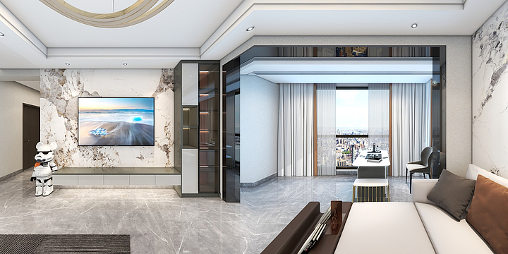 美尼美全案设计-郴州上品书苑谭先生-装修设计方案