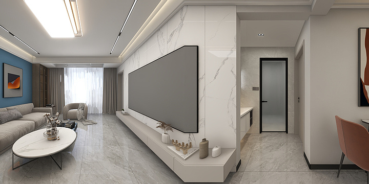 邵国彪-天隆华府丁总现代雅居-装修设计方案