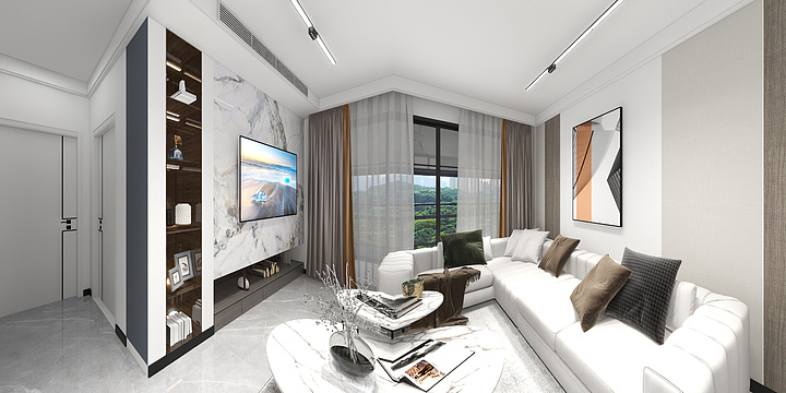 段柏瑞-轻奢套房-装修设计方案