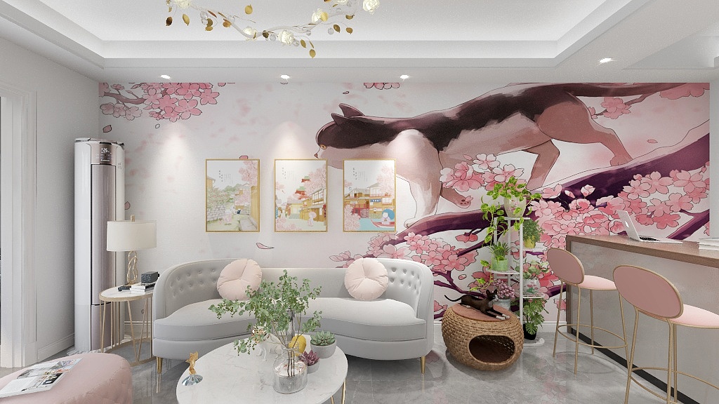 君师2022-德信海德公园83.00㎡A2’3室2厅1卫1厨-装修设计方案