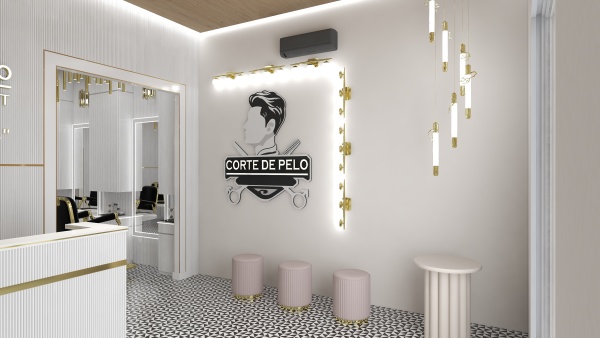 Edifice Concepts的装修设计方案Corte de Pelo hair saloon 